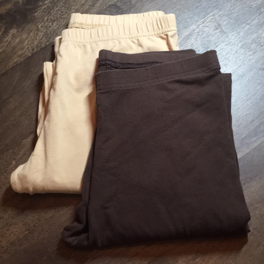 2 pair American Apparel leggings. EUC